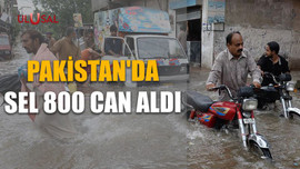 Pakistan'da sel 800 can aldı